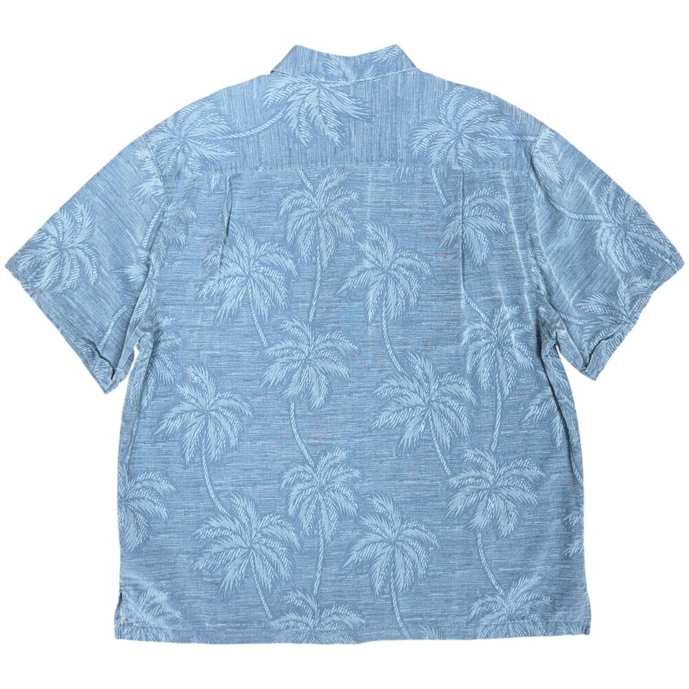 EUC Men's CARIBBEAN JOE Washable Silk Blue Dress Shirt | Size XL‎ - Picture 2 of 8